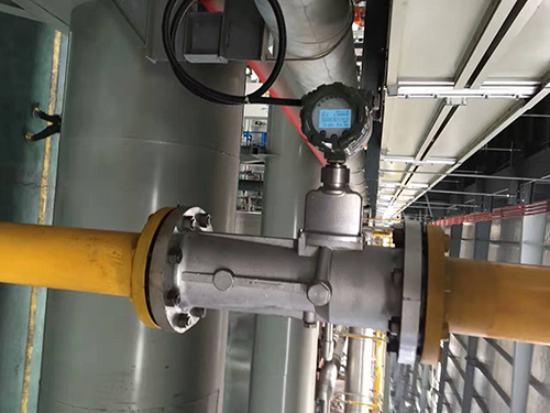 不銹鋼旋進(jìn)旋渦流量計(jì)現(xiàn)場安裝使用圖