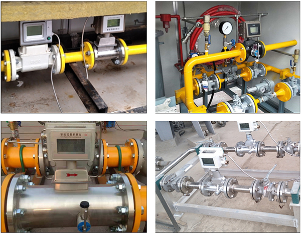 防爆氣體渦輪流量計(jì)現(xiàn)場安裝使用圖