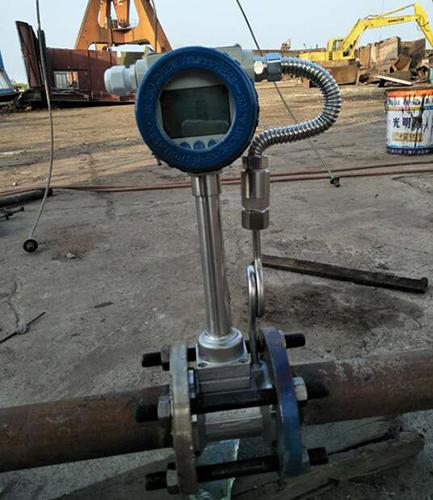 壓縮空氣專用流量計(jì)現(xiàn)場安裝使用圖